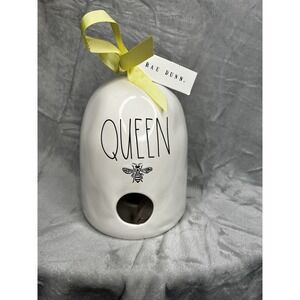 Rae Dunn Queen Bee Hive Shaped BirdHouse